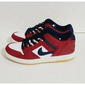 NEW Nike SB Air Force 2 Low Team Red Obsidian AO0300-600 Size 11 Red